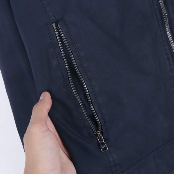 Michael Kors Mens Large Color Block Bomber Jacket - Picture 4 of 12